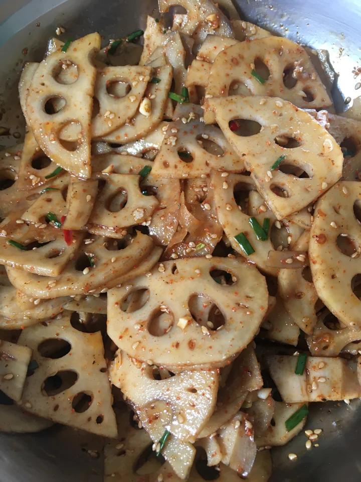 凉拌藕片
