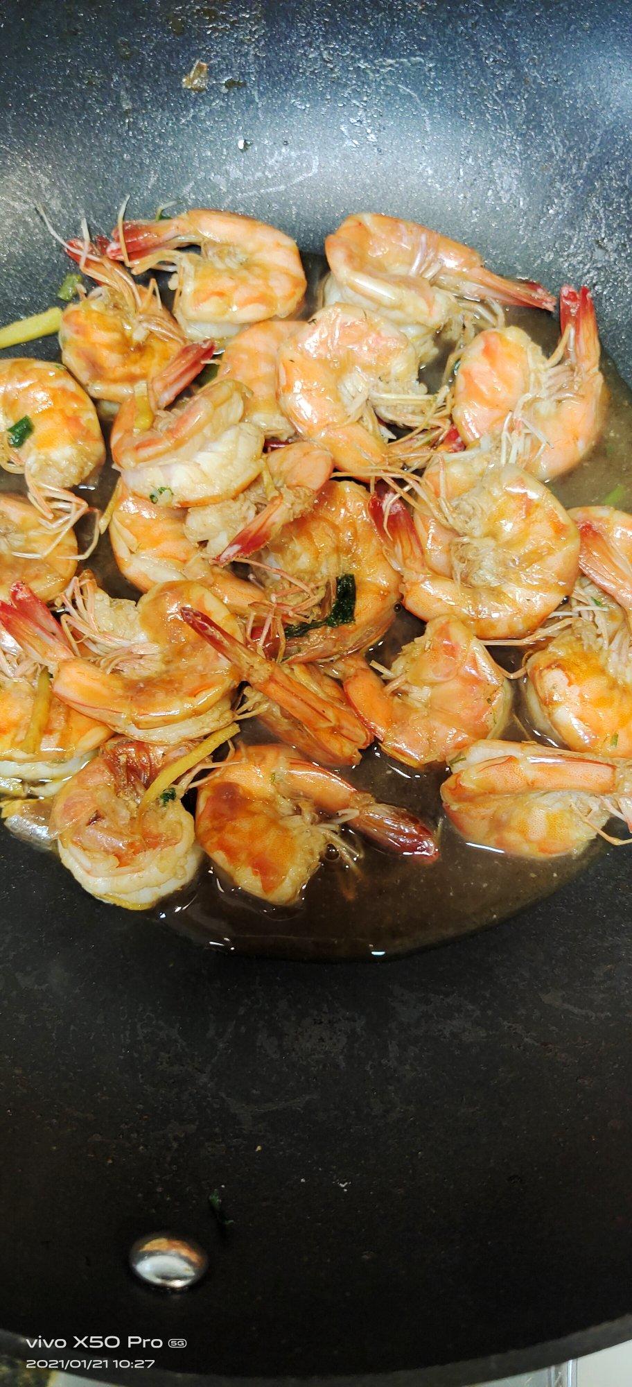 堂妈小厨——红烧大虾