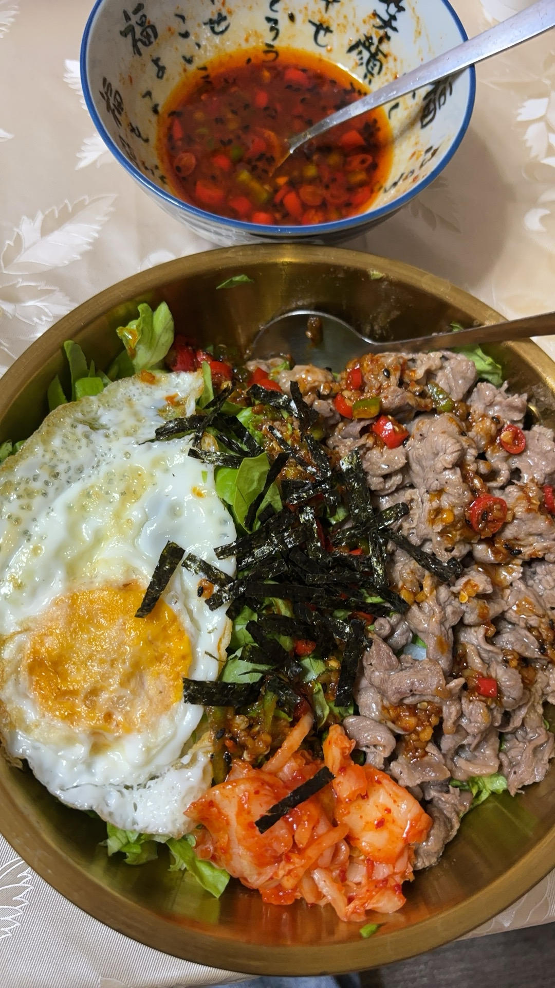 𓎩🥬生菜牛肉拌饭·又get一个好吃的拌饭