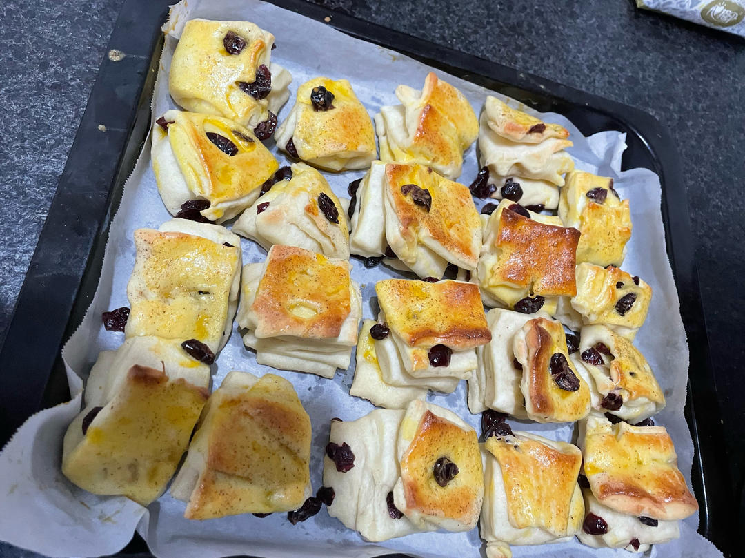 蔓越莓优格小面包块