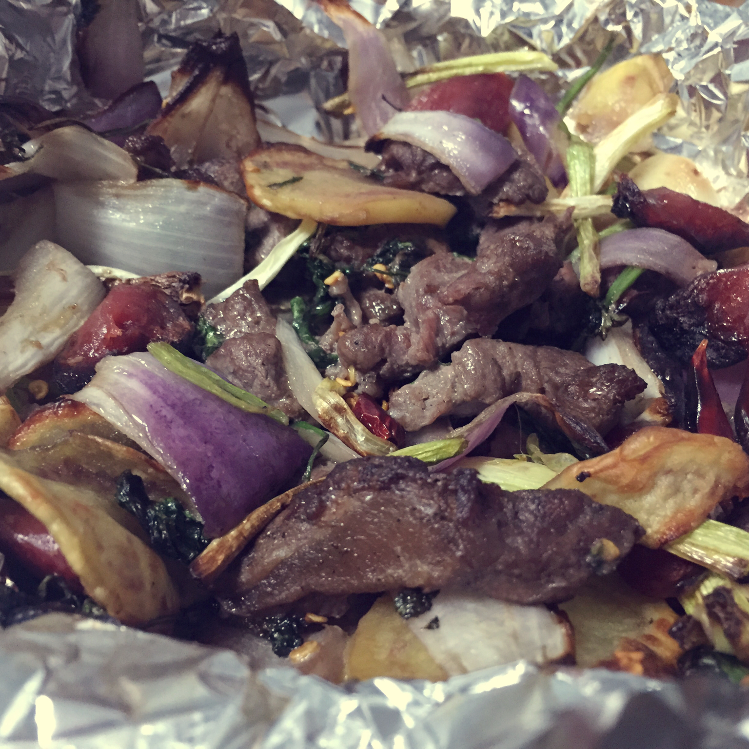 土豆洋葱烤牛肉