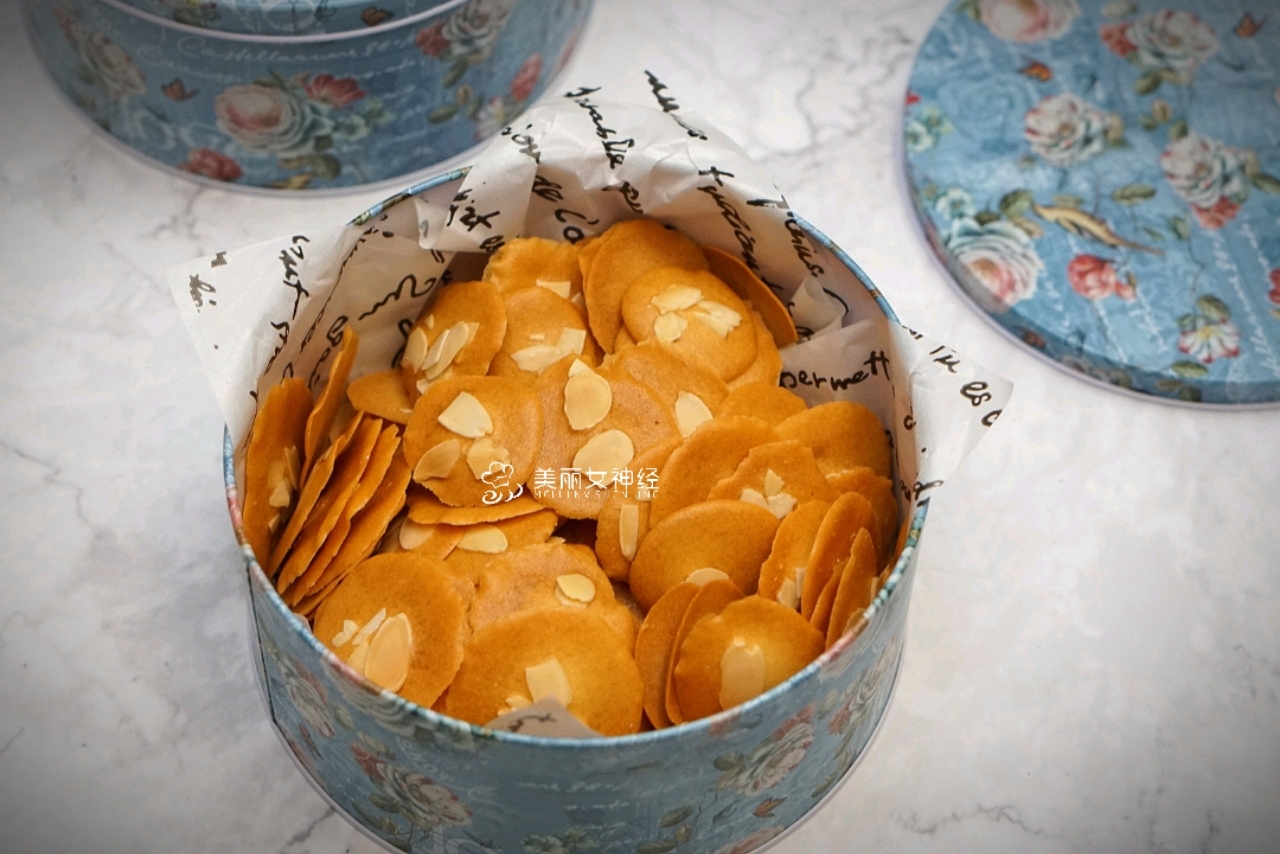 杏仁饼干，黄油杏仁脆的做法
