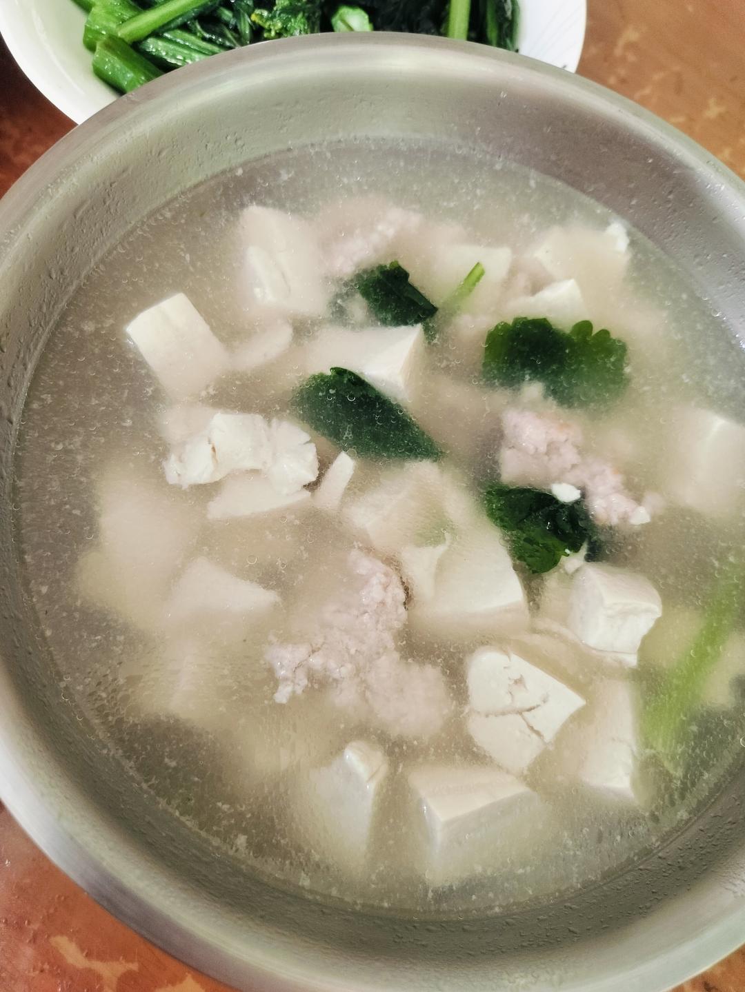 肉沫豆腐汤