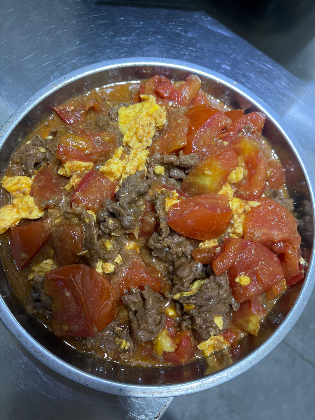 滑蛋番茄牛肉