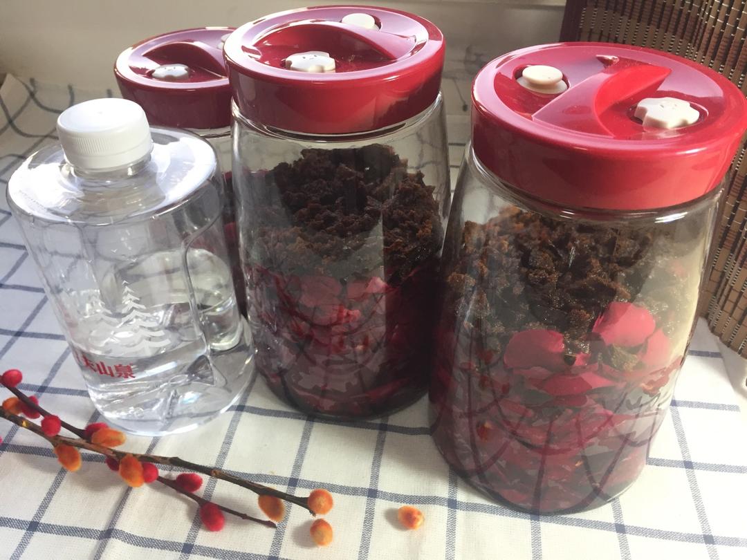 自制玫瑰酵素~窖藏自然之美，喝出健康姿颜·圆满素食