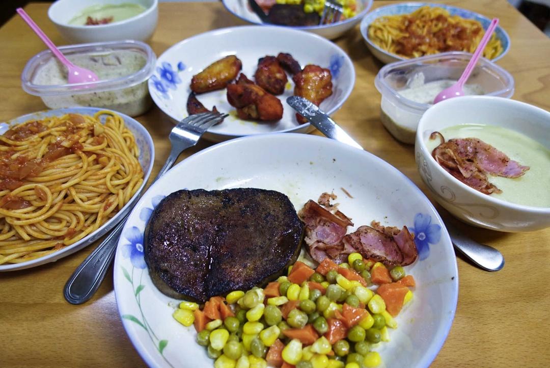 两个人的简单西餐