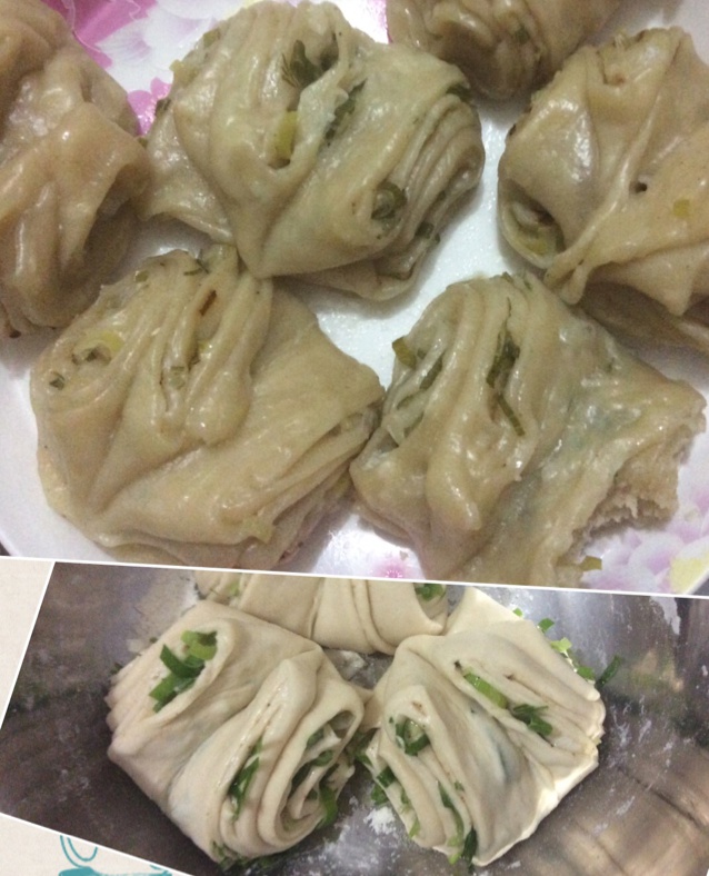 葱香椒盐花卷