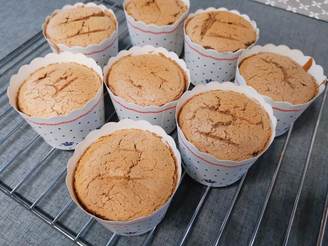 纸杯蛋糕 8寸戚风蛋糕的量