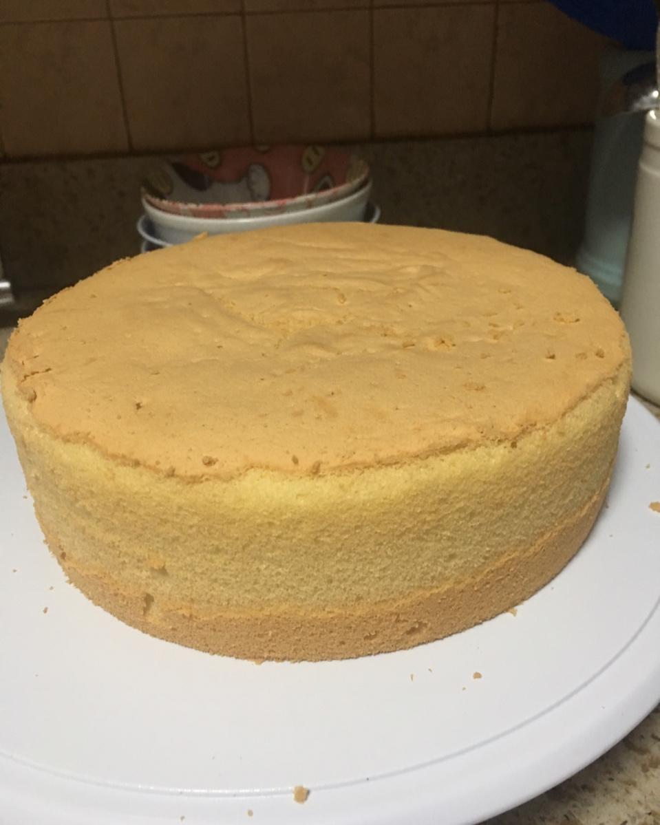 6寸戚风蛋糕（2蛋）