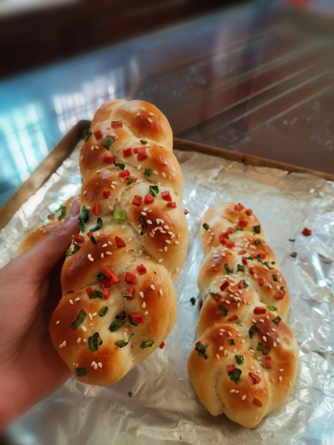 香葱肉松面包（烫种法）