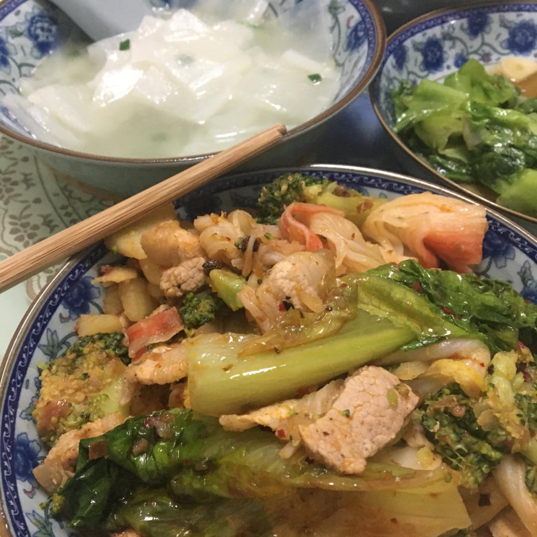 火锅底料变身麻辣香锅