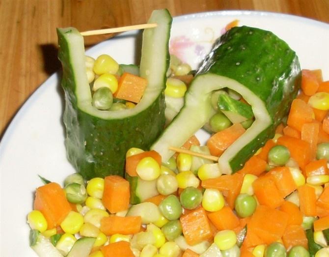 五彩蔬菜粒的做法