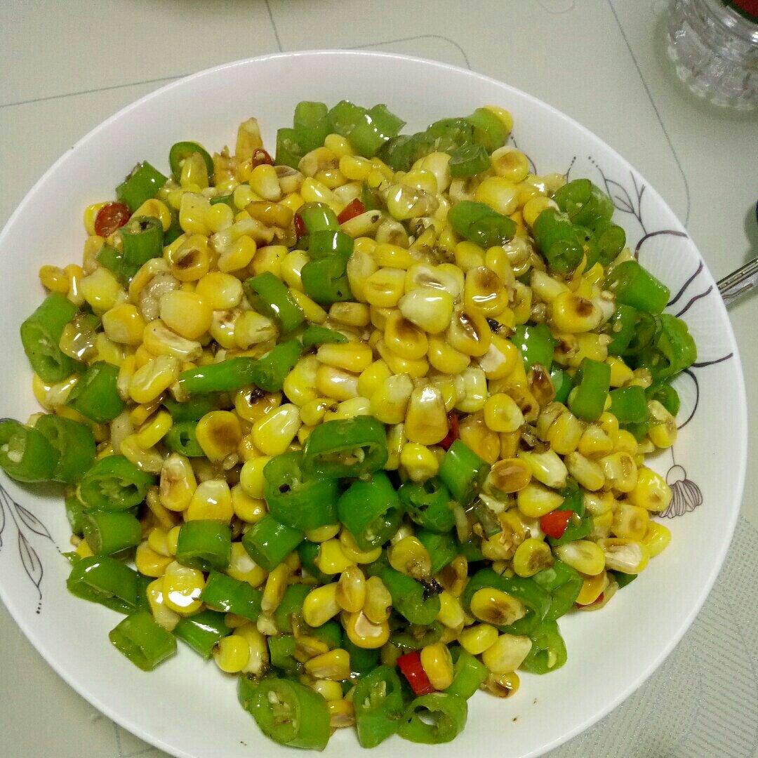 青椒炒玉米