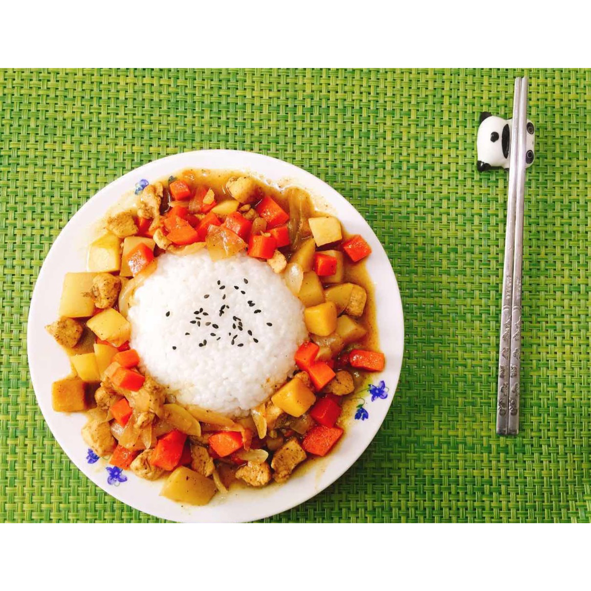 咖喱鸡饭