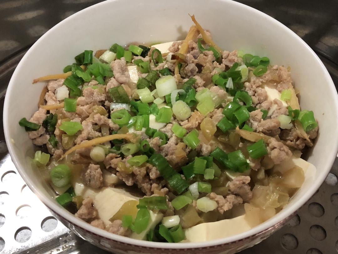 肉末蒸豆腐