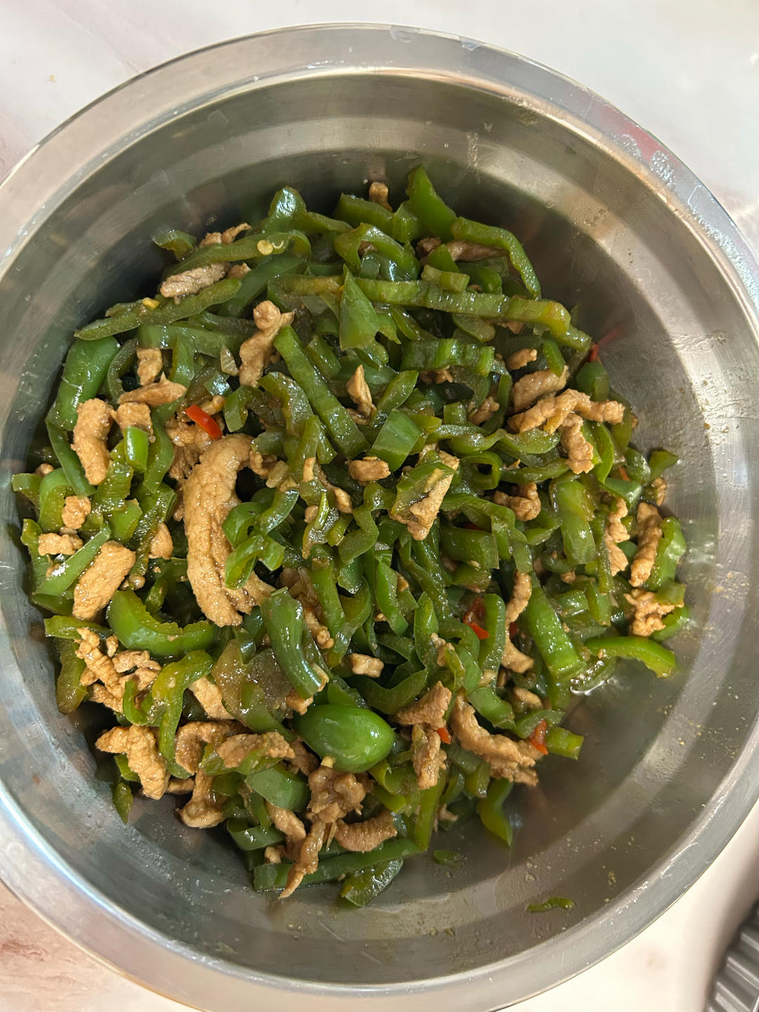 ‼️好吃到舔盘的青椒肉丝盖浇饭