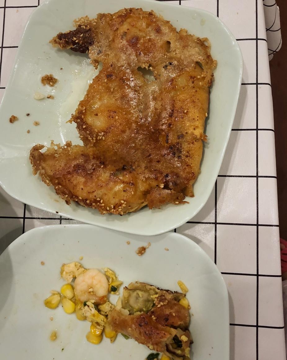 三鲜锅贴