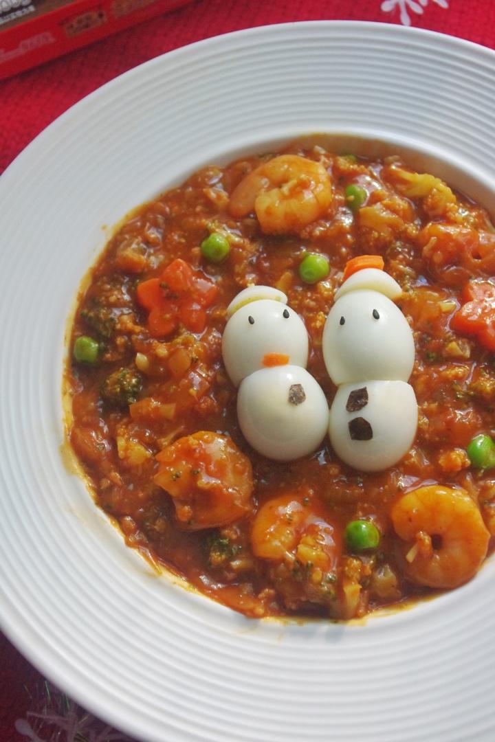 红烩双色花菜米