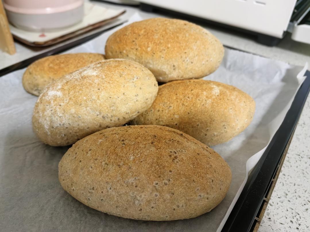 奇亚籽全麦主食餐包