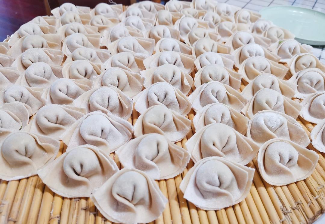 馄饨（两种包法）