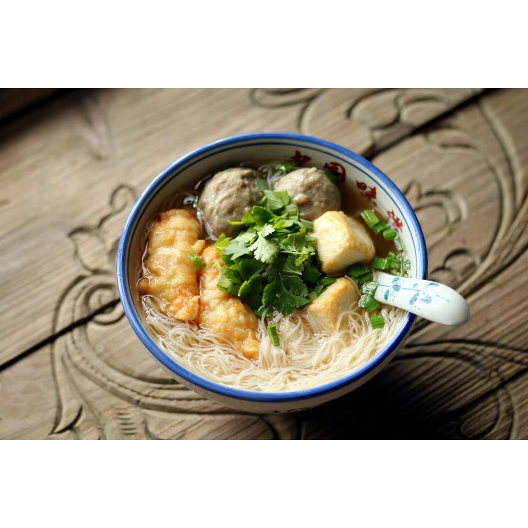 一碗朴素的牛肉丸面