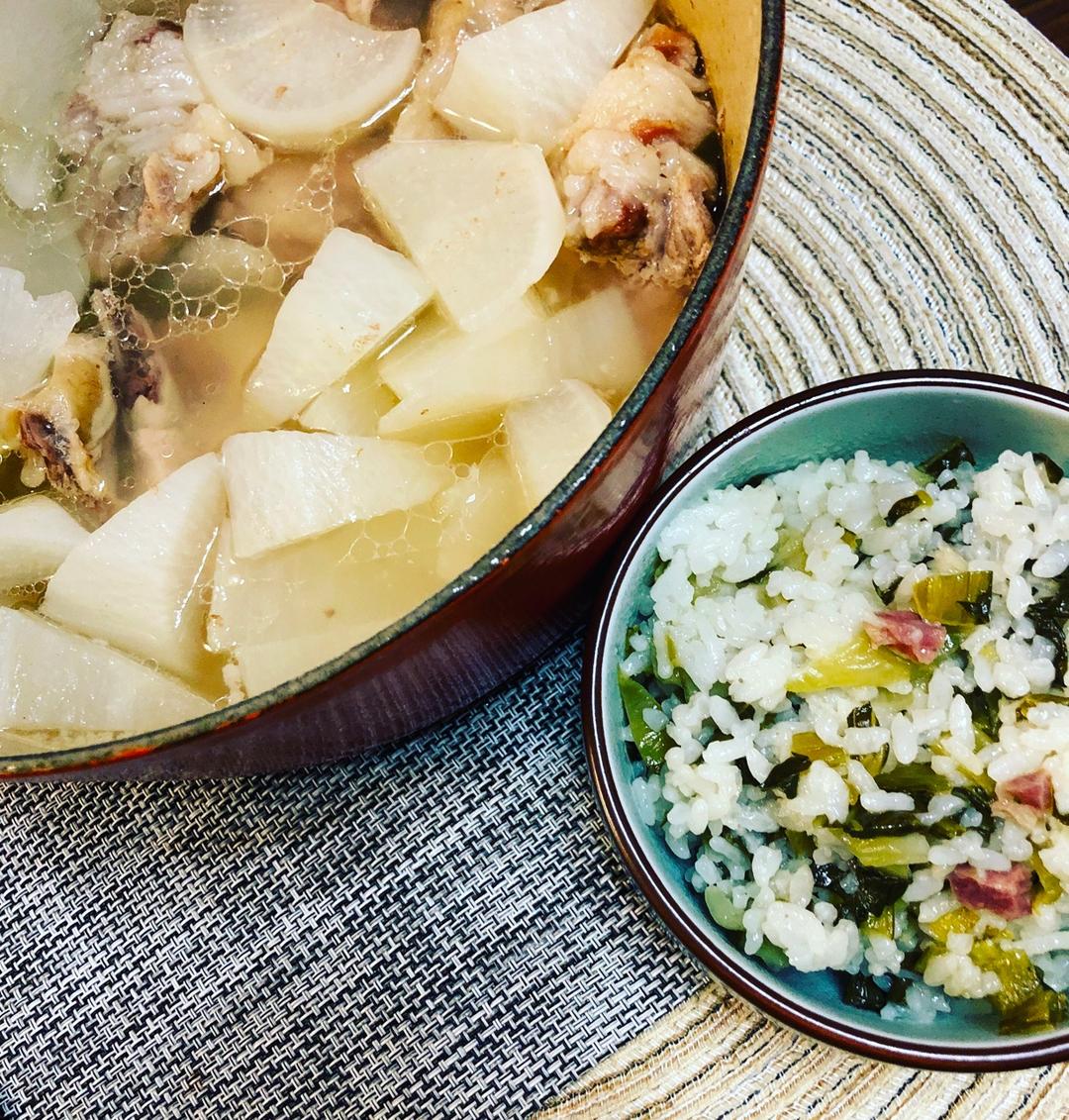 老味道的咸肉菜饭（电压力锅煮）