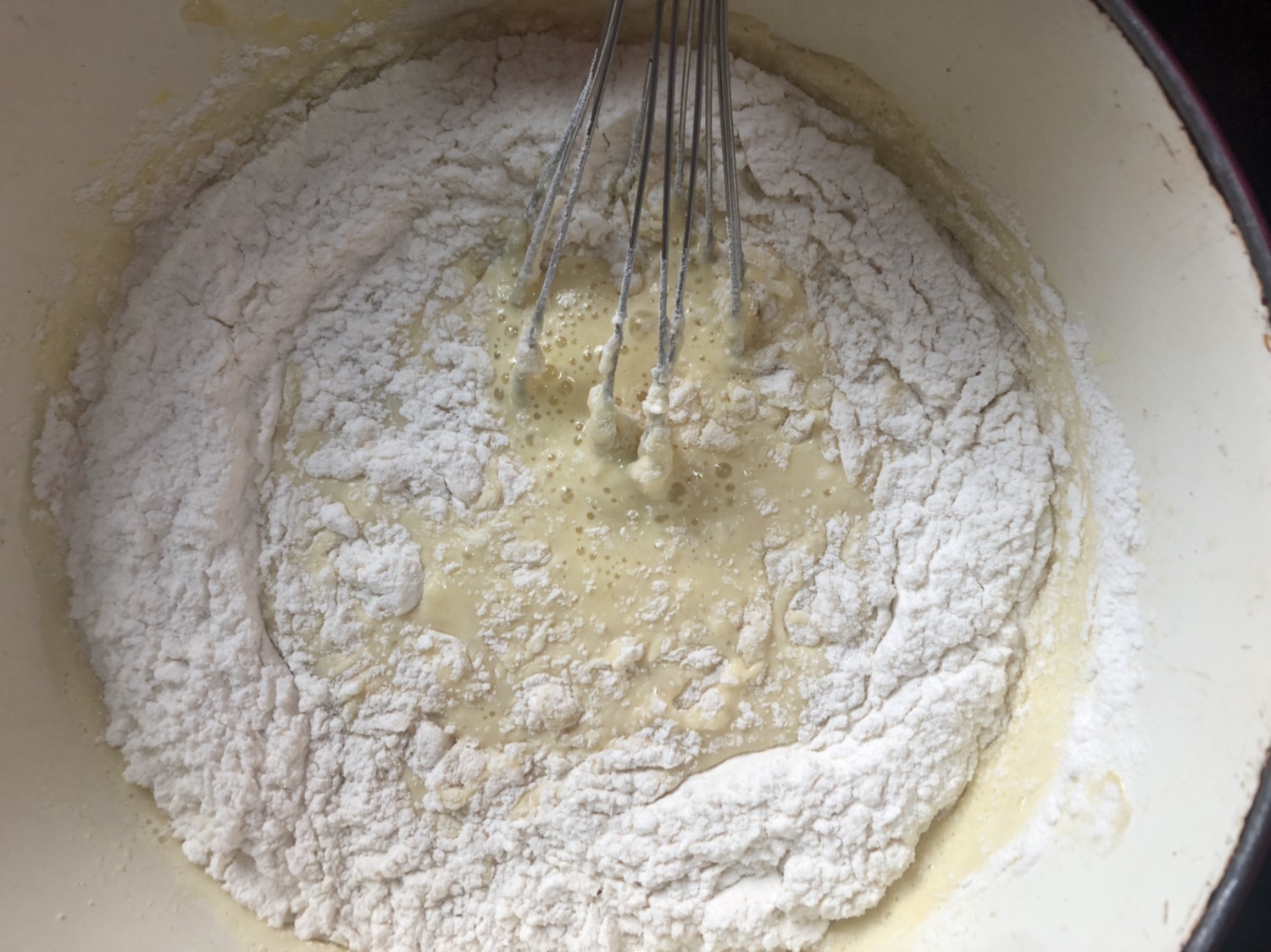 香蕉牛奶鸡蛋饼——免糖少油版的做法 步骤7
