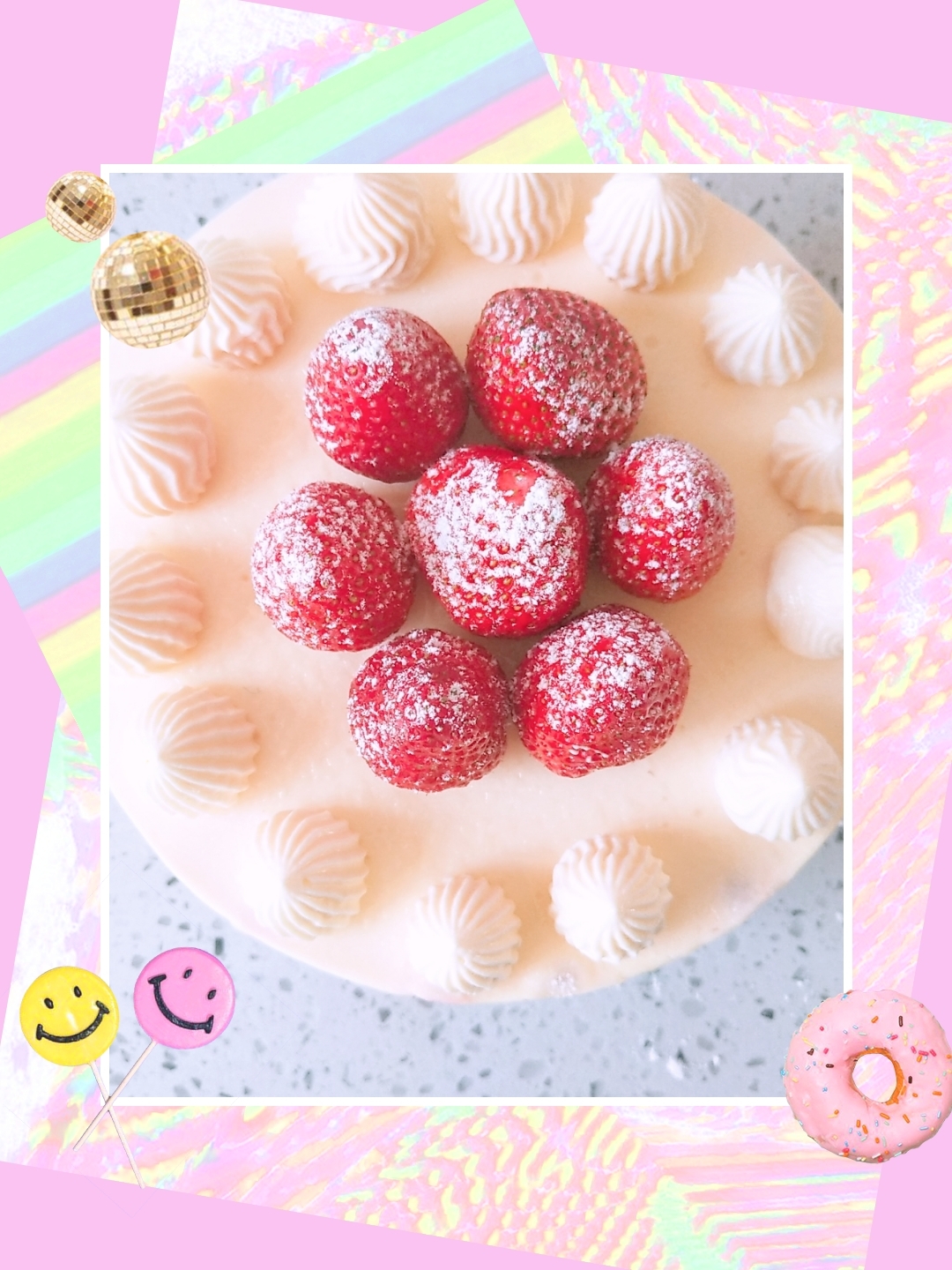 草莓芝士蛋糕(超简单)的做法
