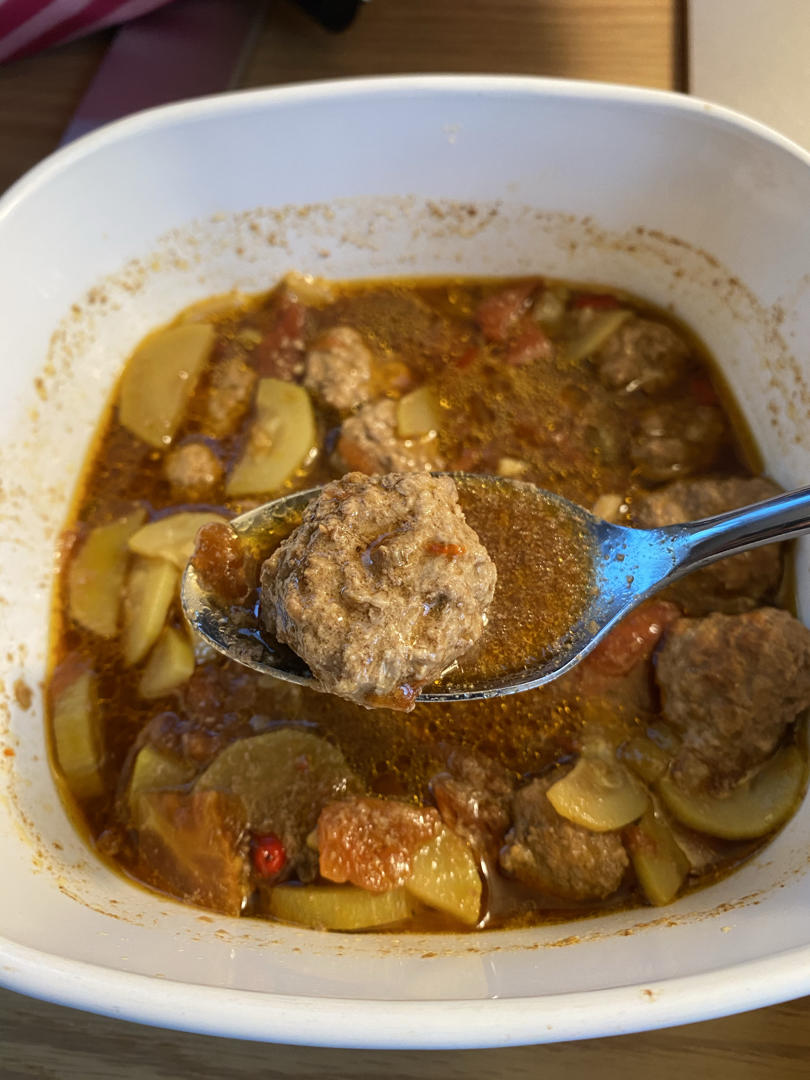 家传浓汤西红柿🍅猪肉丸子汤