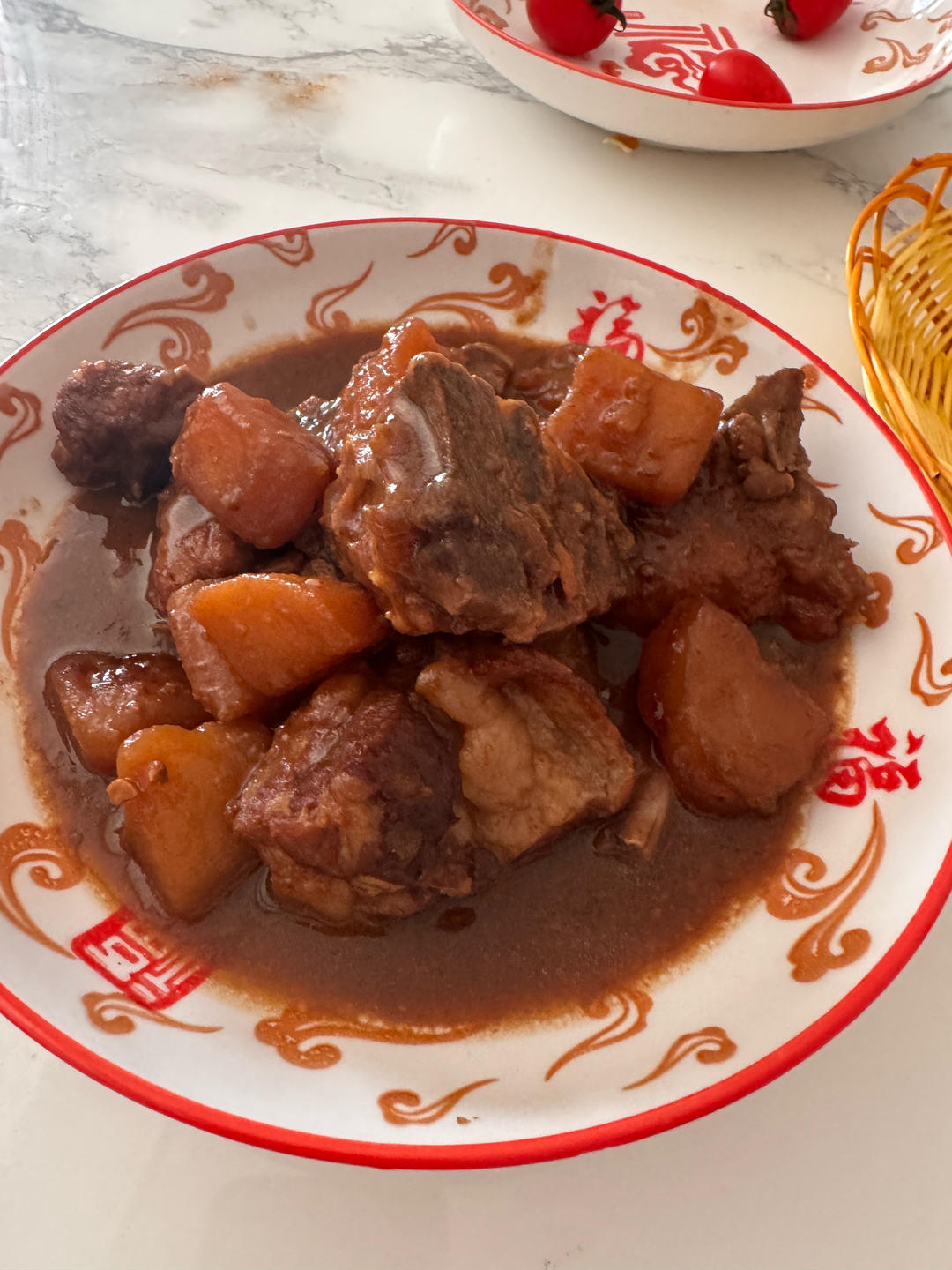 土豆炖排骨