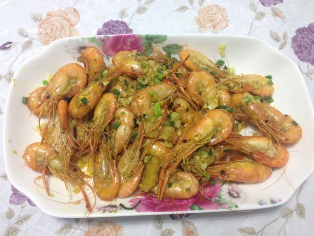 蒜蓉烤虾