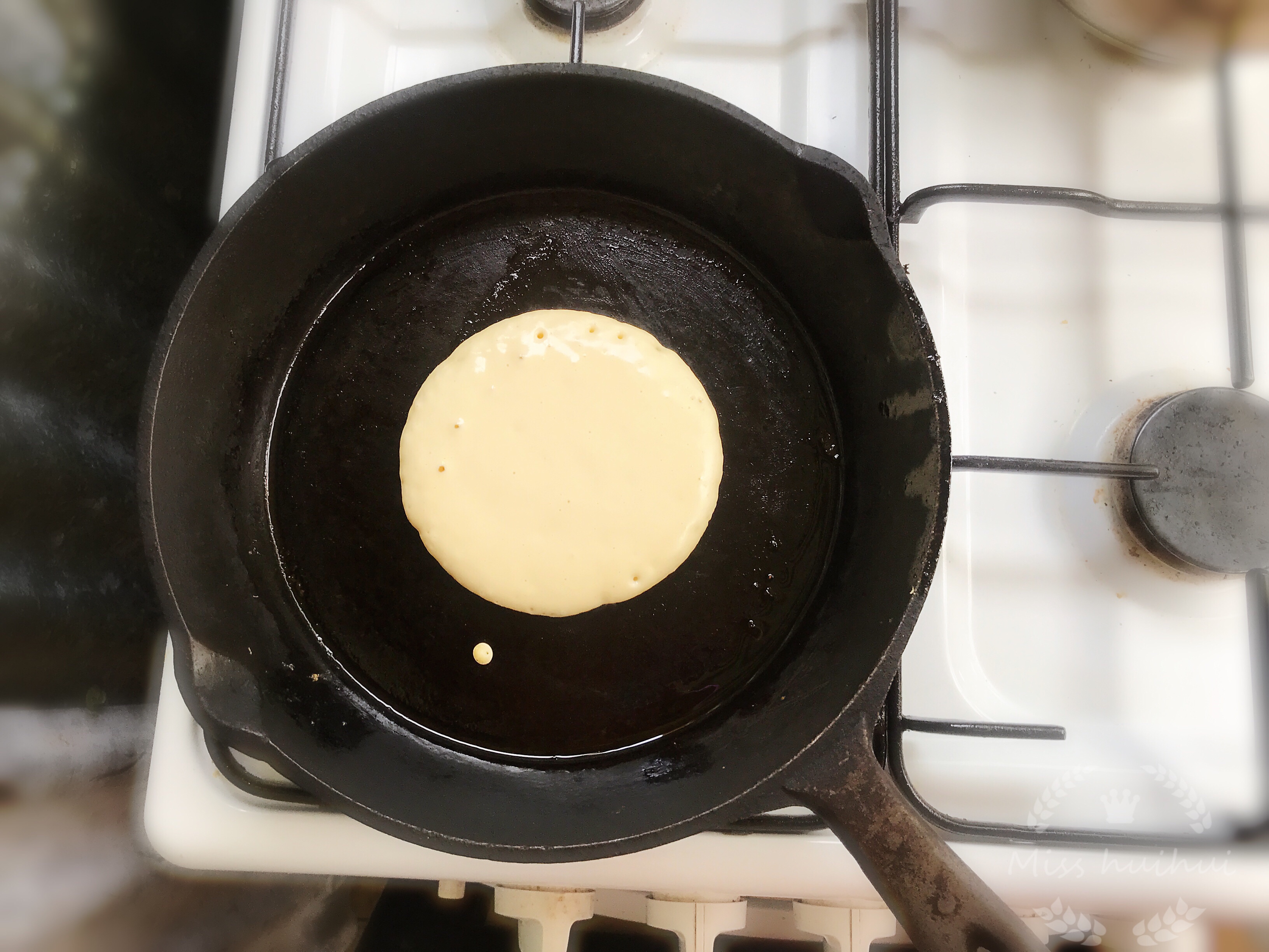 家庭版《pancake》西式早餐 松饼君的做法 步骤4