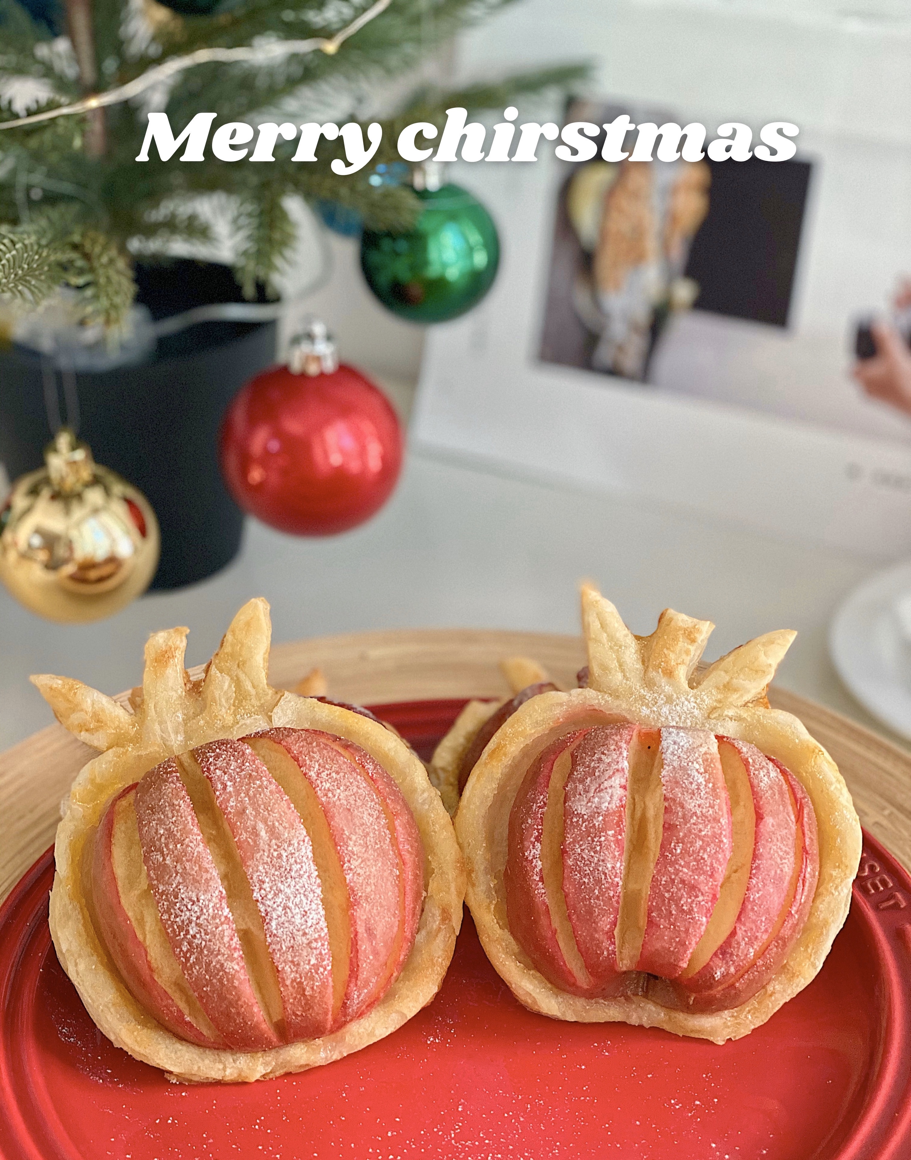 手抓饼苹果🍎甜品，圣诞平安夜必备🎄的做法