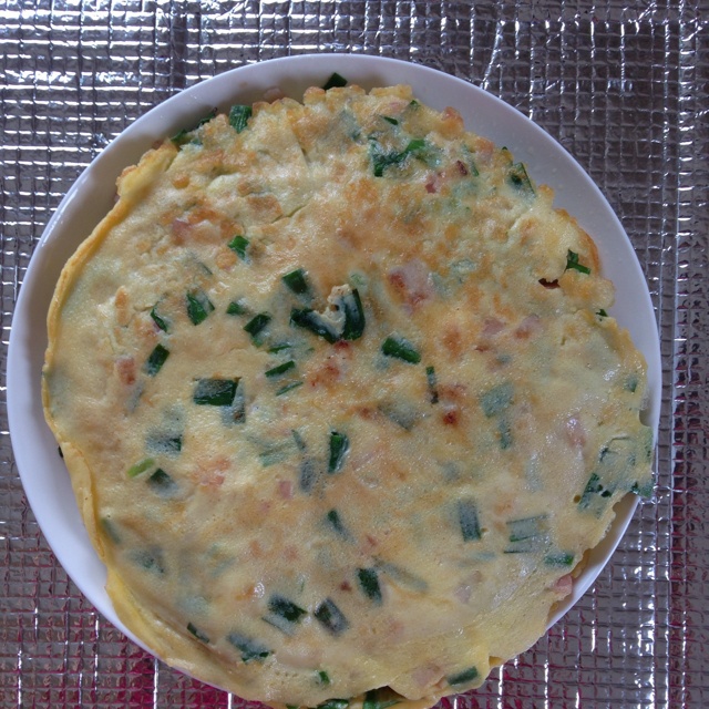 韭菜鸡蛋饼