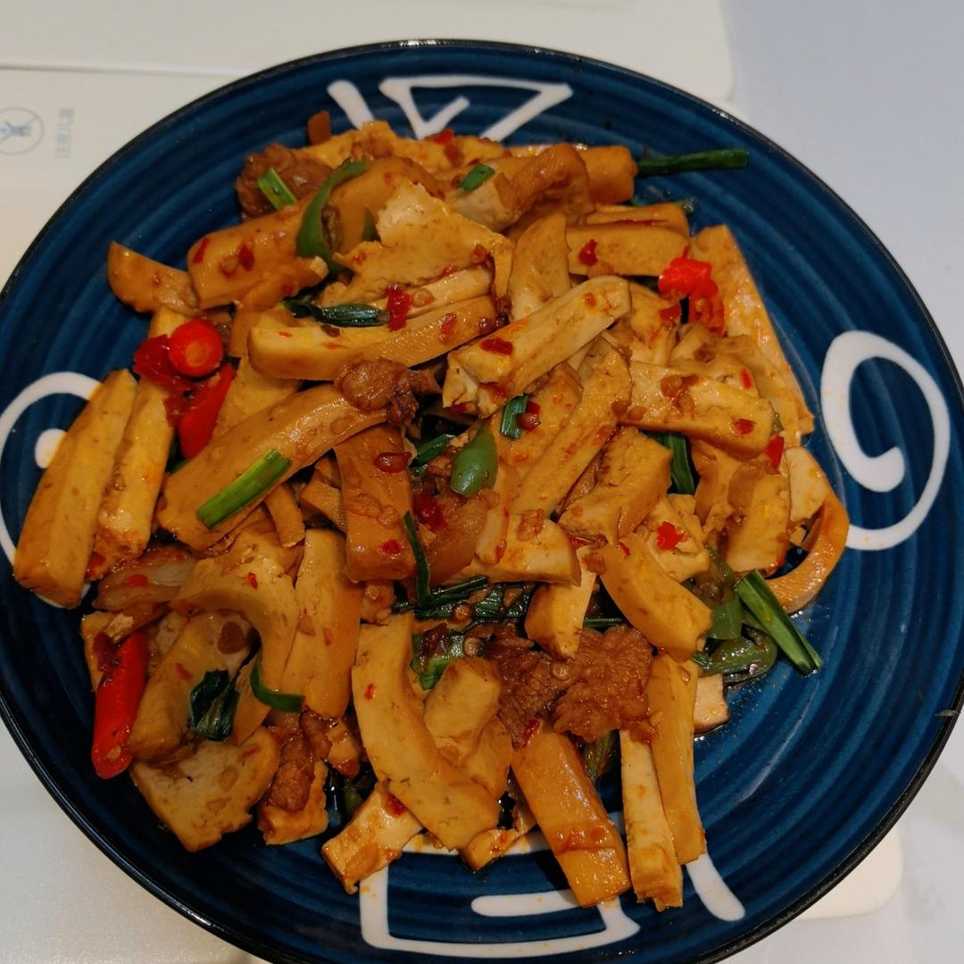 下饭湘菜【小炒攸县香干】，随手一炒就好吃！