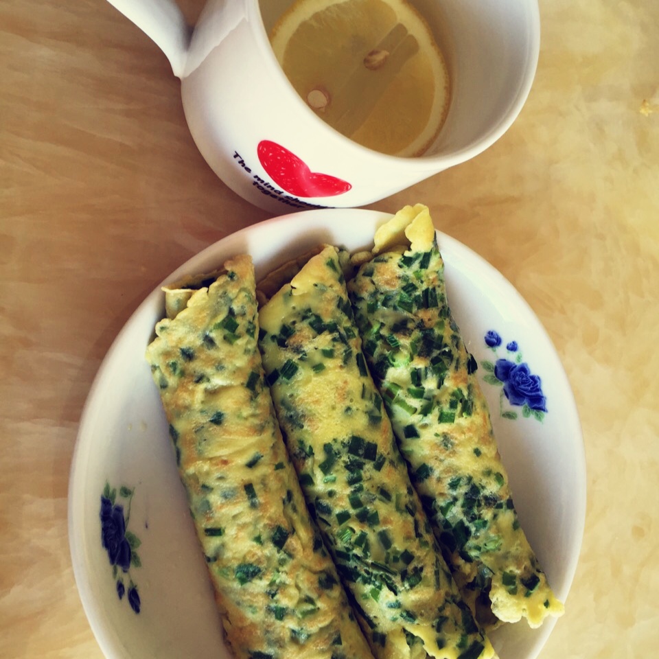 韭菜鸡蛋饼