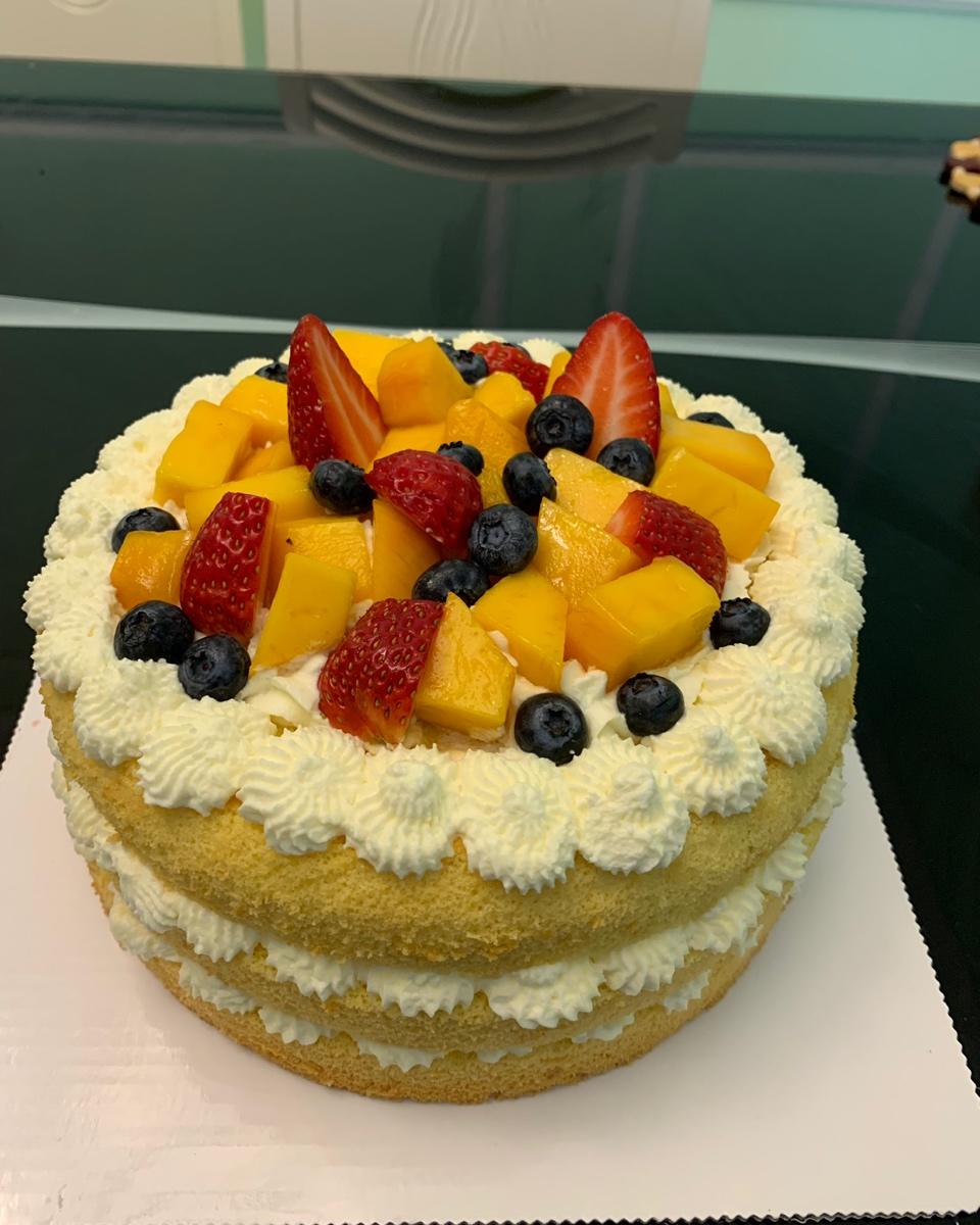 颜值爆表的「水果裸蛋糕」装饰