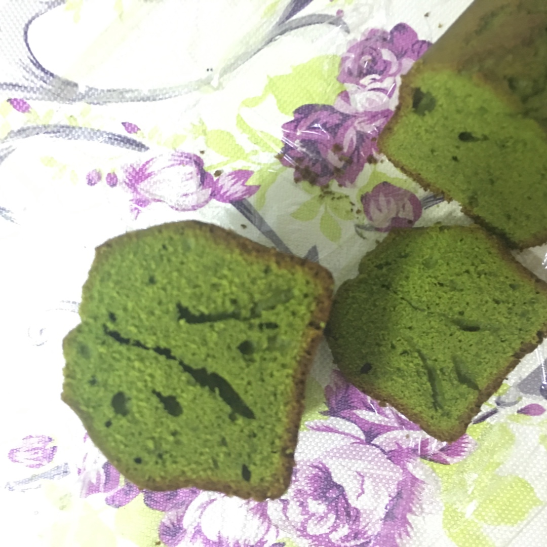 抹茶磅蛋糕(五分甜)