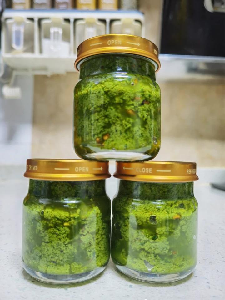 自制新鲜Pesto 传统罗勒松仁青酱意面酱