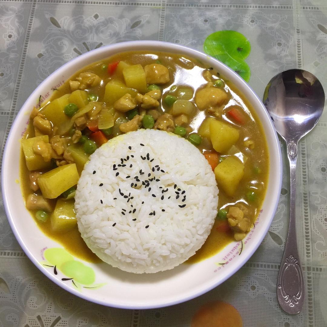 小红书上学来的大S版本咖喱饭🍛