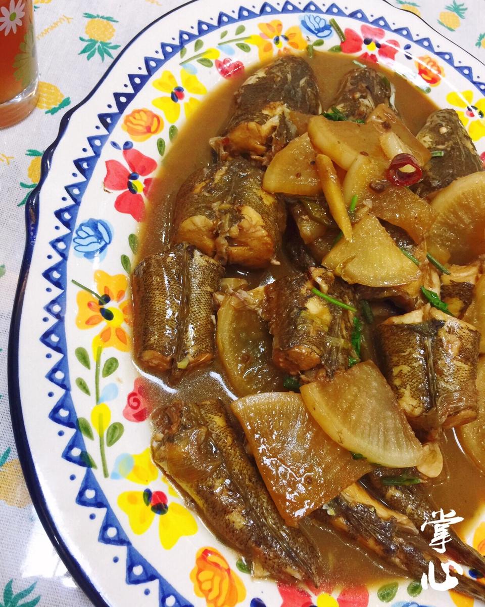 掌心1-做的红烧辫子鱼