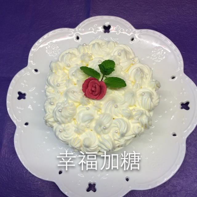 6寸裱花蛋糕
