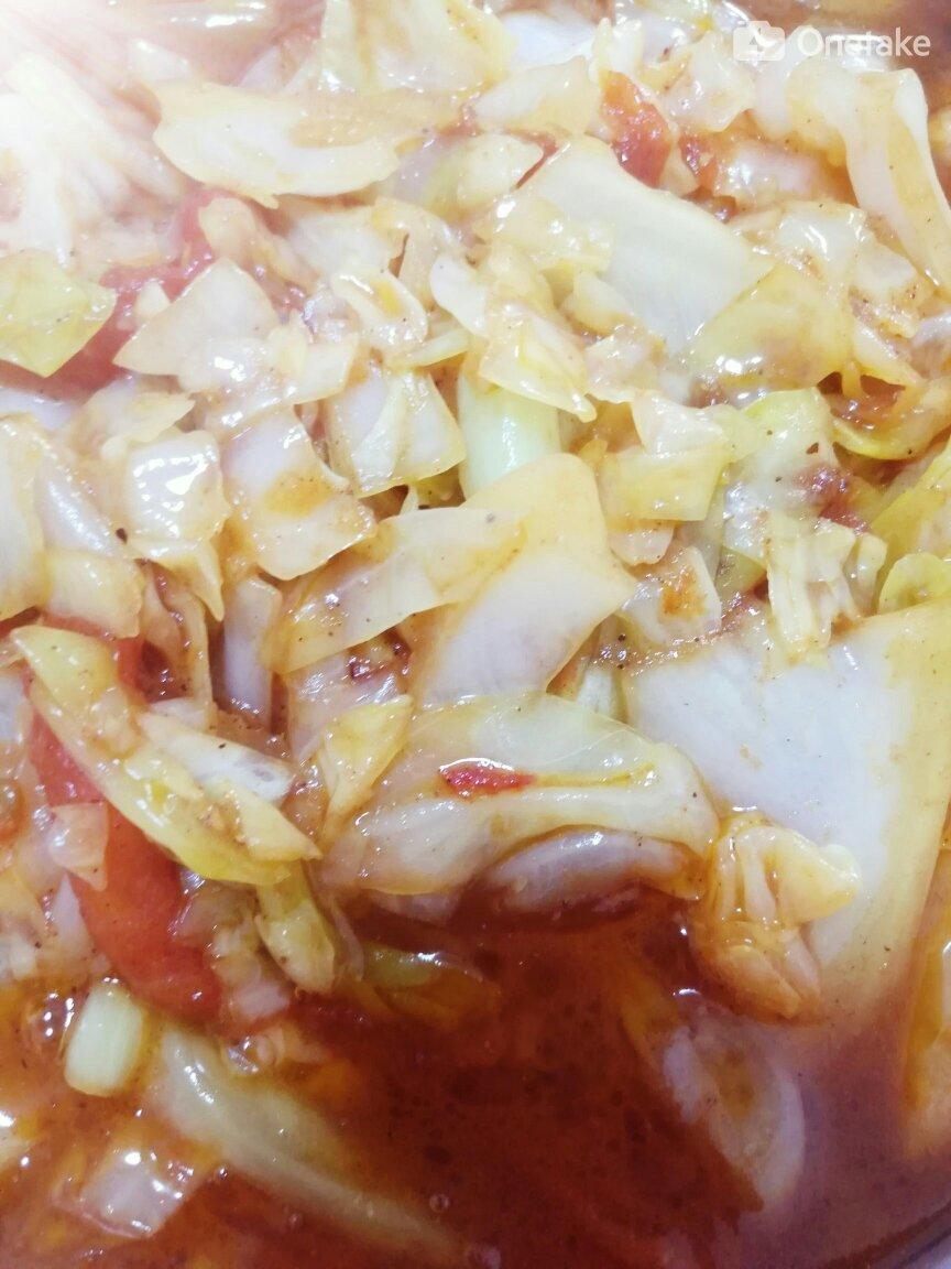 番茄圆白菜（包菜）丝