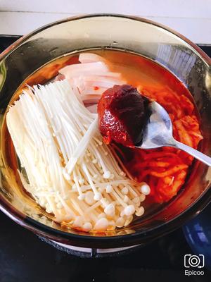 韩国泡菜豆腐汤的做法 步骤4