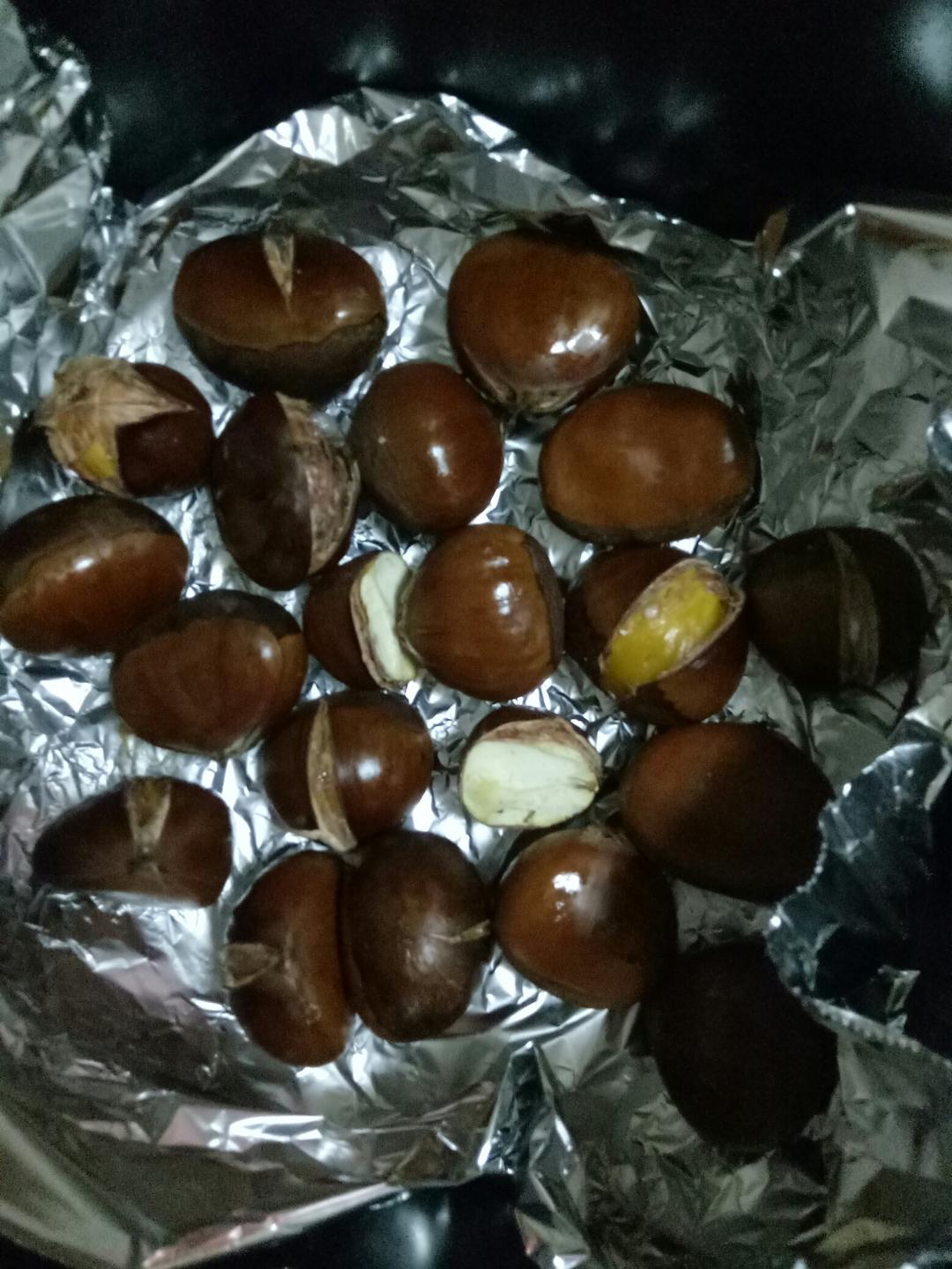 空气炸锅烤栗子