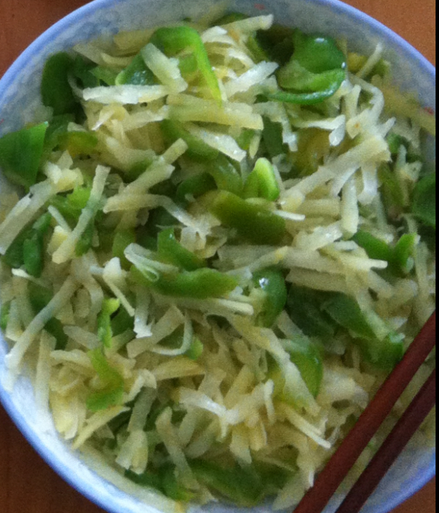 青椒土豆丝
