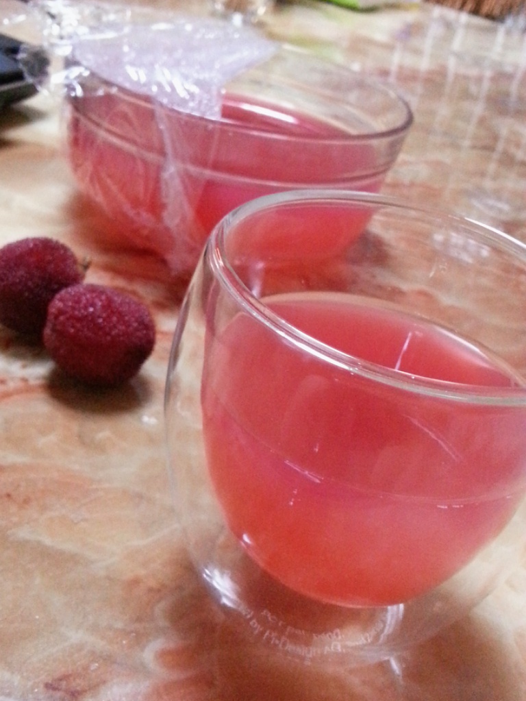 酸酸甜甜杨梅汁