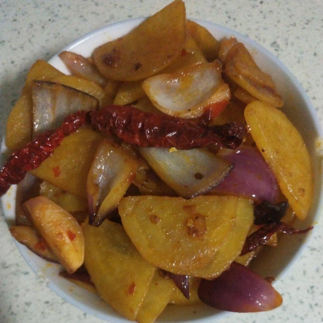 孜然洋葱土豆片