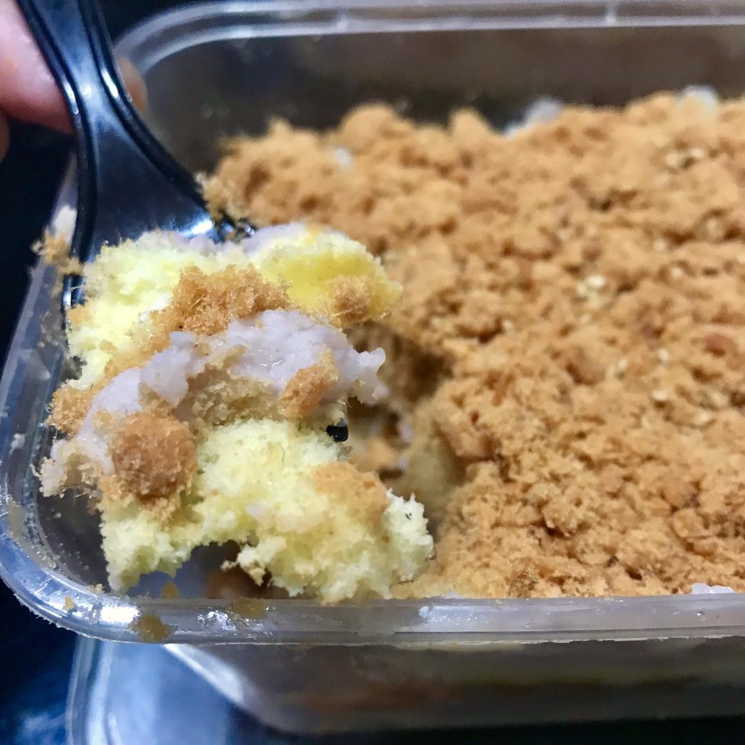 芋泥麻薯肉松蛋糕盒子
