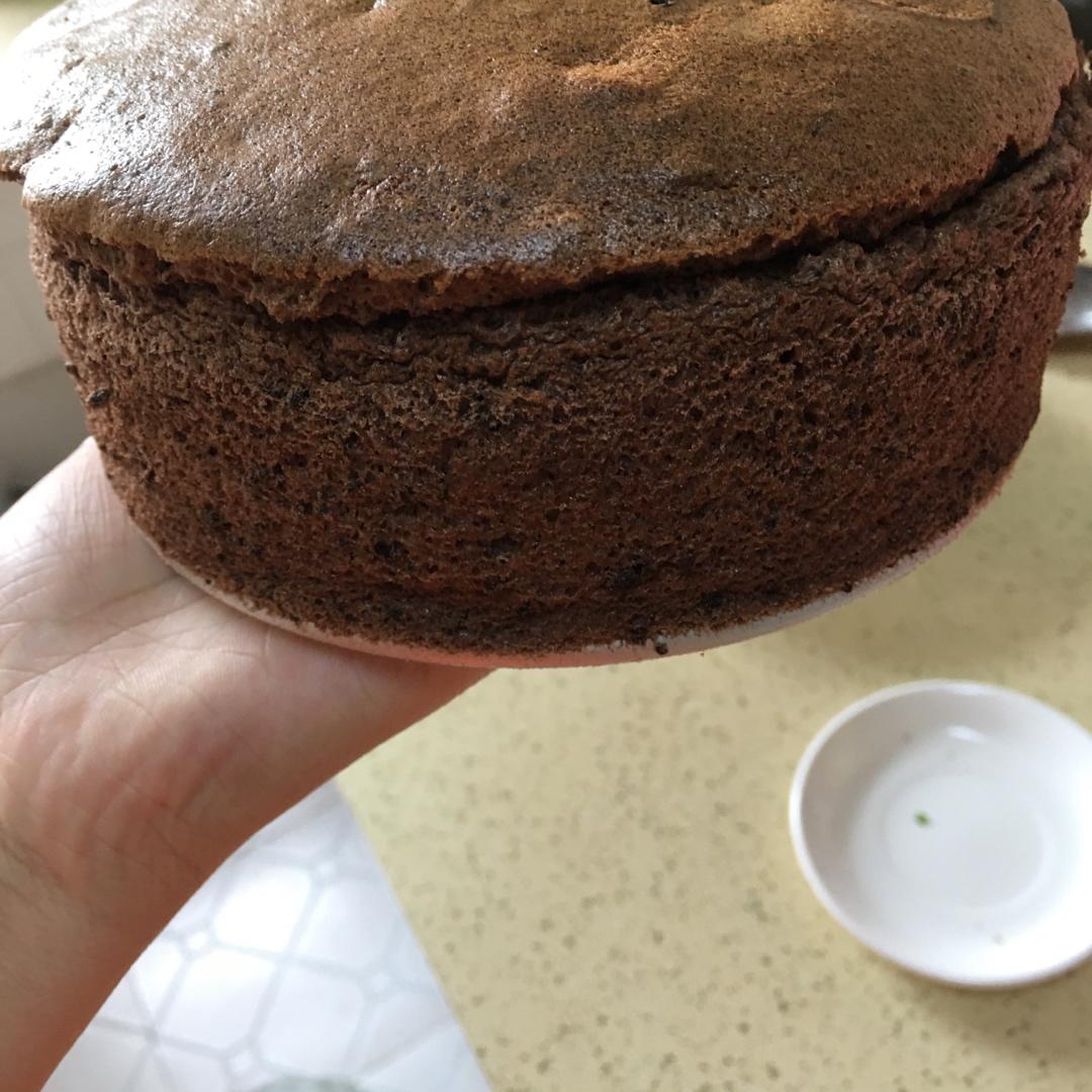 巧克力戚风蛋糕6寸(基础易成功版)
